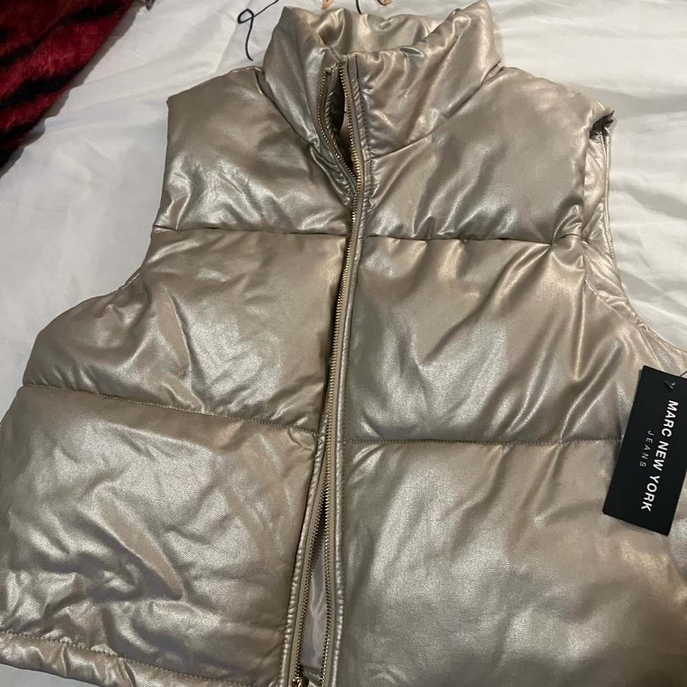 Marc New York Shimmering Gold Jacket